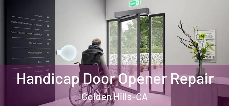 Handicap Door Opener Repair Golden Hills-CA